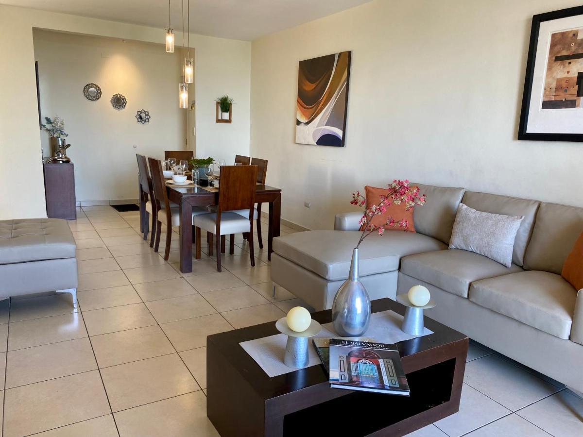 Beautiful Apartment, Terrace With Incredible View, 3 Bdr, Escalon, Exclusive, Secure San Salvador Exterior foto